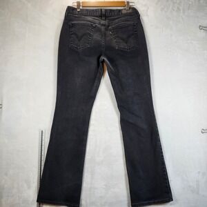 Levi's 515 Bootcut Jeans Women's Size W29 L32 Black Wash Denim Pants